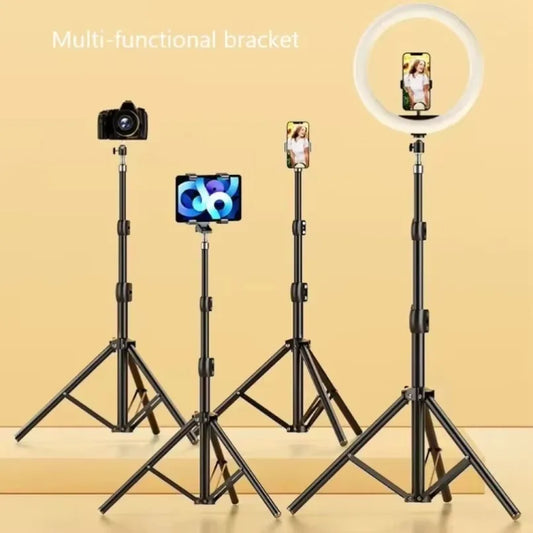 Foldable 56cm-160cm Extendable Mobile Phone Stand Holder Live Tripod Video Recording Selfie Landing  Monpod For All Phone Camera