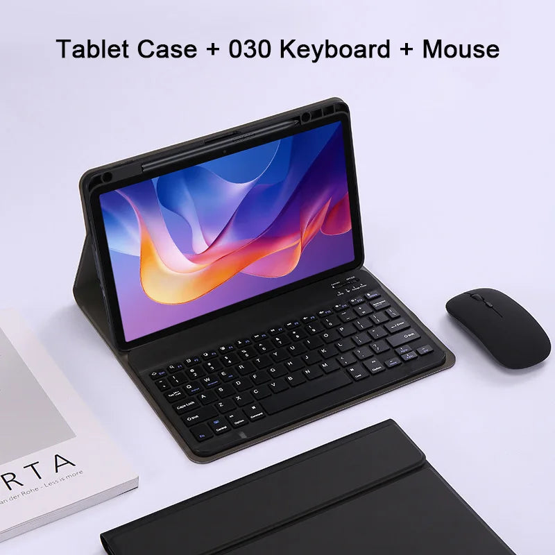Keyboard Case for Xiaomi Redmi Pad 2 Case, Keyboard Cover For Redmi Pad 2 11-inch Tablet Case Wth Pencil Slot