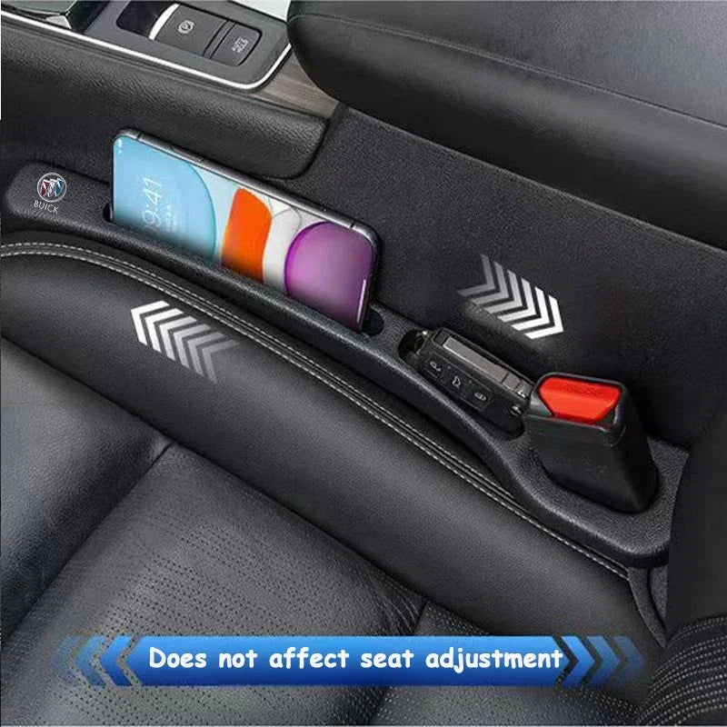 Car Seat Gap Filler Strips Car Storage Organizer bag box For Mitsubishi Outlander I200 Pajero Eclipse ASX Lancer Space Delica Ex