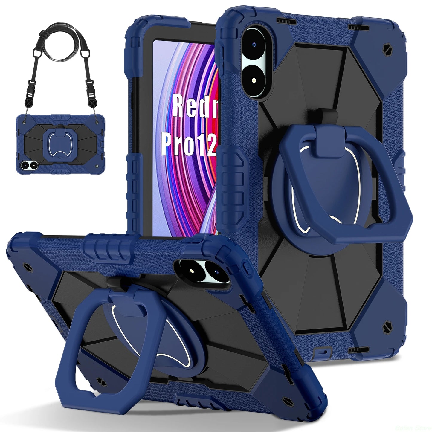 Kids Case For Redmi Pad Pro 12.1 inch 2024 5G Xiaomi Poco Pad 12.1 inch Generation tablet Stand Shockproof Cover pc tablet shell