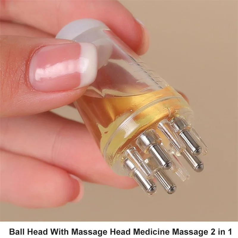 Scalp Applicator Comb Hair Scalp Oil Applicator Ball Root Comb Bottle Hair Growth Oil Applicator Bottle With Scalp Massager Comb