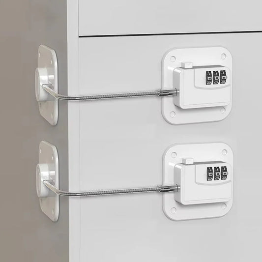 Baby Safety Password Lock Multi-Functional Door Window Kids Protection Locks Anti-Pinch Hand Drawer Refrigerator Cabinet Buckles