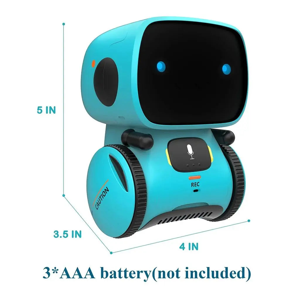 Emo Robot Intelligent Robots Russian & English & Spanish Version Voice & Touch control Toys Interactive Educational Children's G