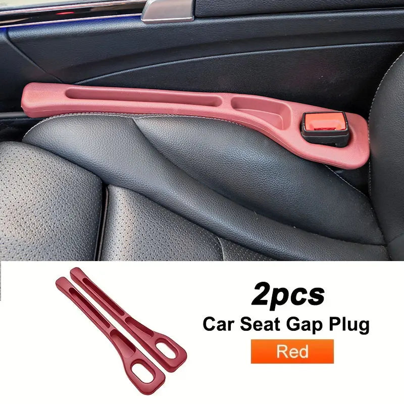 2Pcs Universal Car Seat Gap Plug Strip Side Seam Car Gap Filler Leak Proof Seat Gap Storage Organizer Auto Interior Decoration