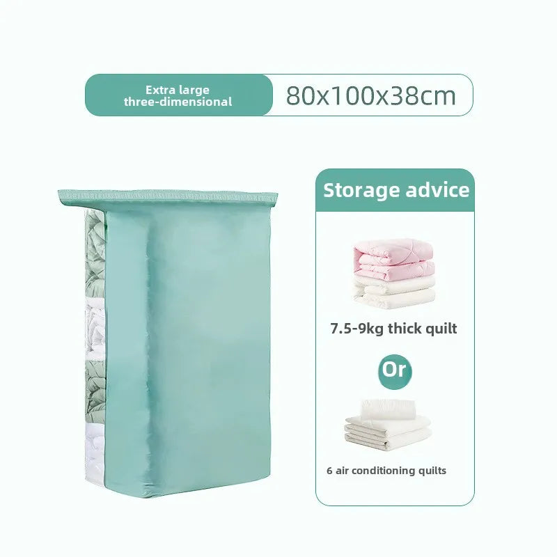 Vacuum Compression Bag No Pumping Clothes Quilt Storage Home Bag Large 3D Vacuum Compression Bags