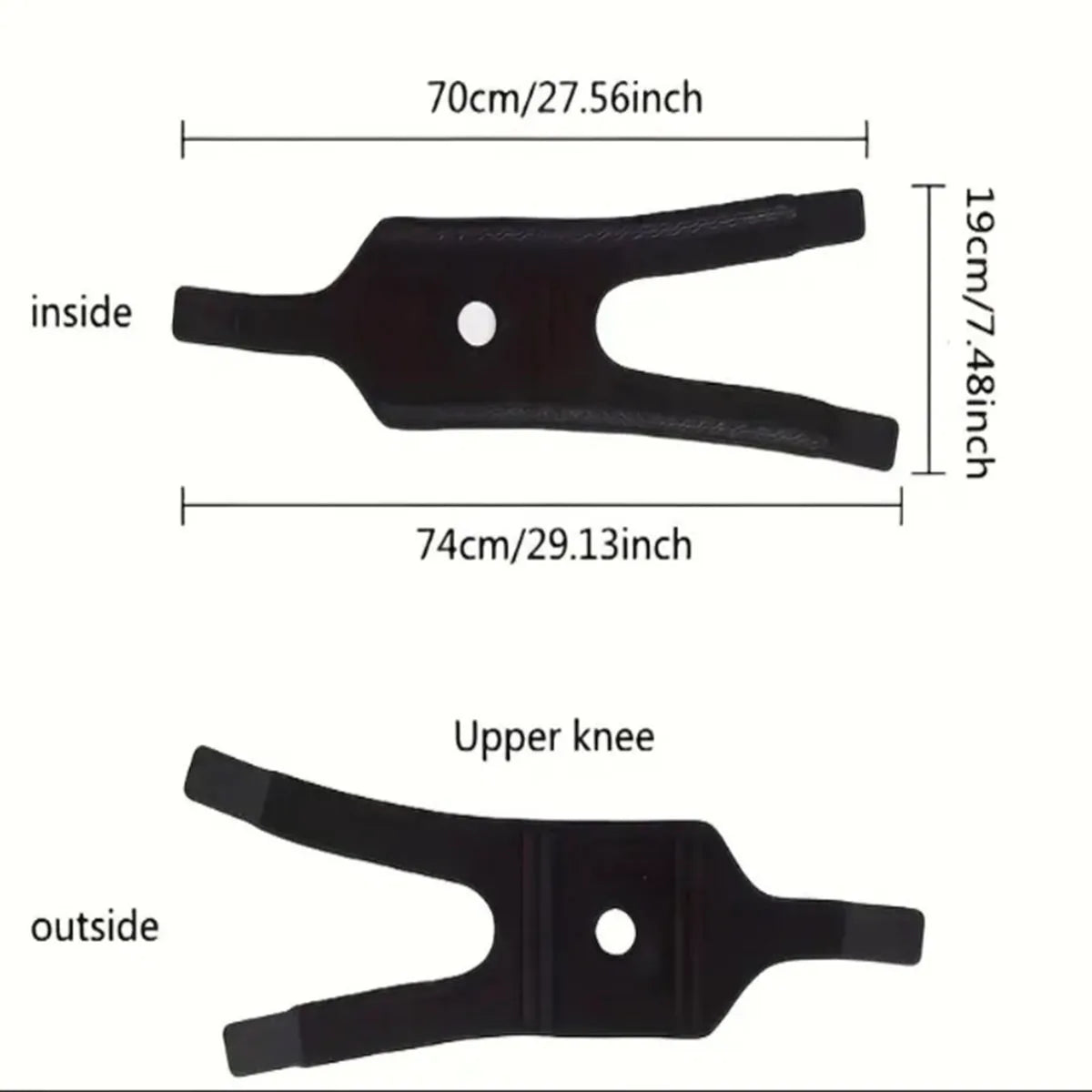 Knee Brace with Side Stabilizers Breathable Adjustable Knee Support Suitable for Sport Training and Knee Pain