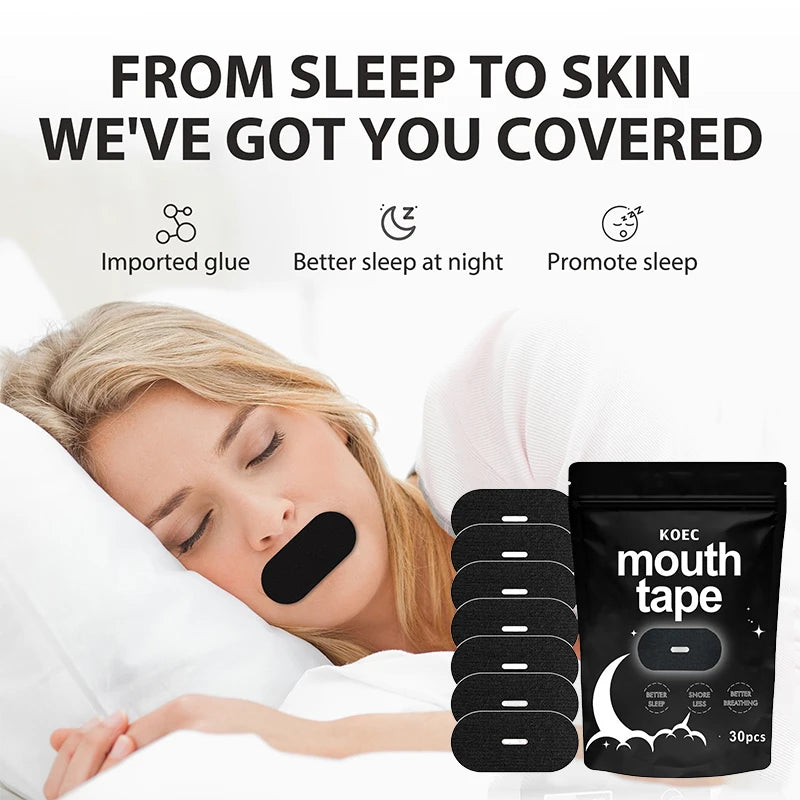 Stop Snoring Patch Nose Breathing Correction Improve Sleeping Promoting Better Breath Portable Night Sleep Mouth Orthosis Tape