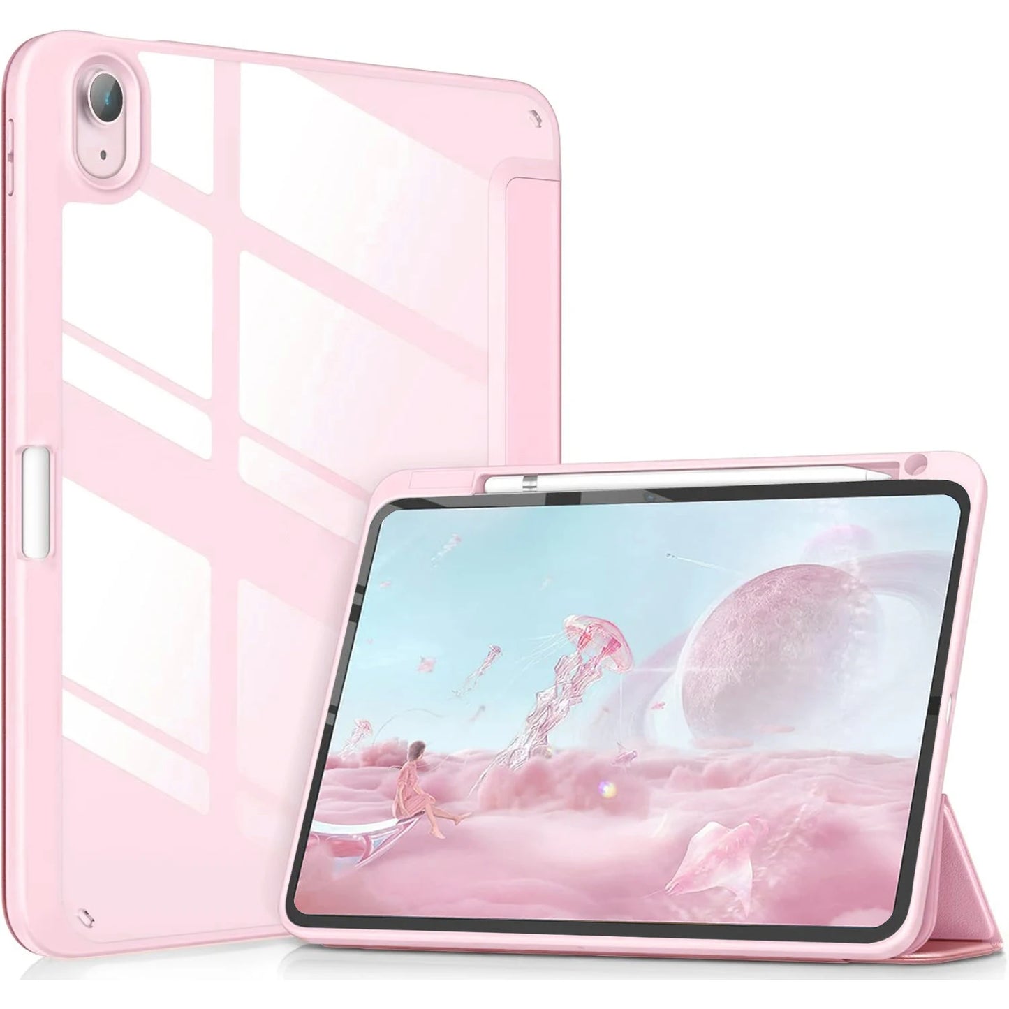 Чехол-книжка для планшета iPad 10 2022 10-го поколения (10,9'')/11 2025 11-го поколения (A16) 11'', акриловый, с держателем для стилуса, функцией автоматического включения/выключения.