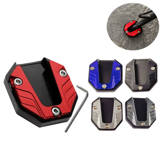 Universal Scooter Motorcycle Bike Kickstand Extender Foot Side Stand Extension Pad  upport Plate Motorcycle Accessories
