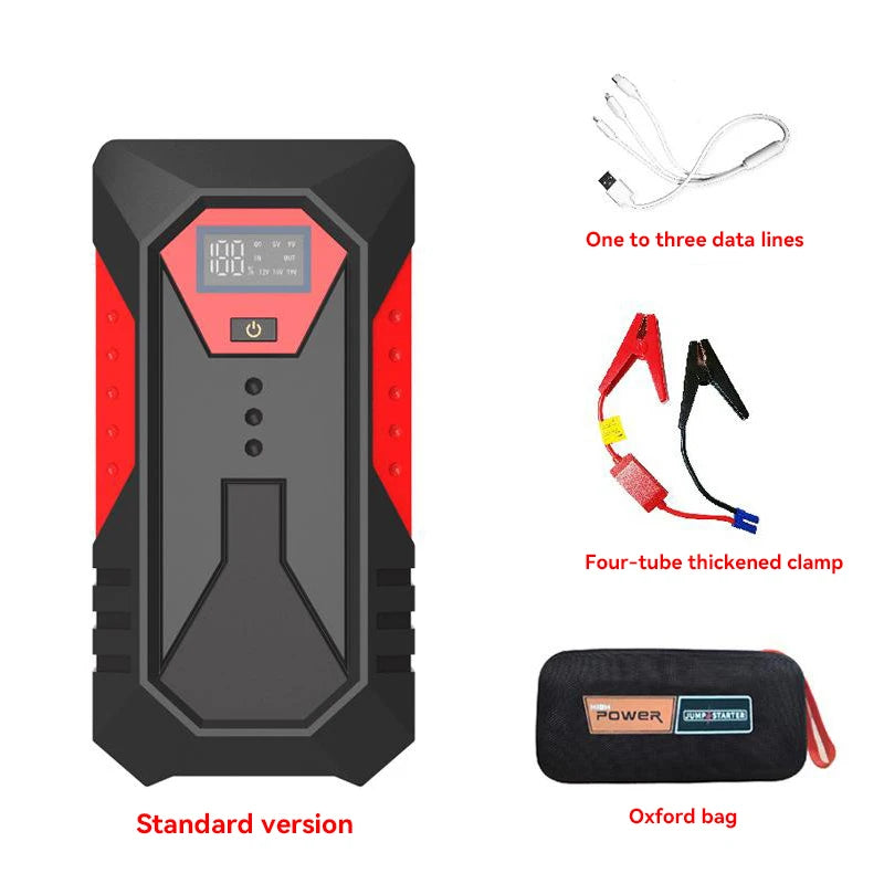 Portable Car Jump Starter Power Bank Car Booster Charger 12V Starting Device Petrol Diesel Car Emergency Booster 18800mAh