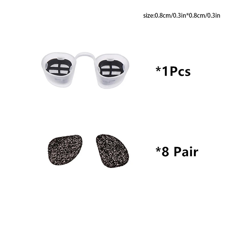 Comfortable Nose Invisible Nasal Filters Anti Air Pollution Pollen Allergy Mask Removable Nose Dust Filter