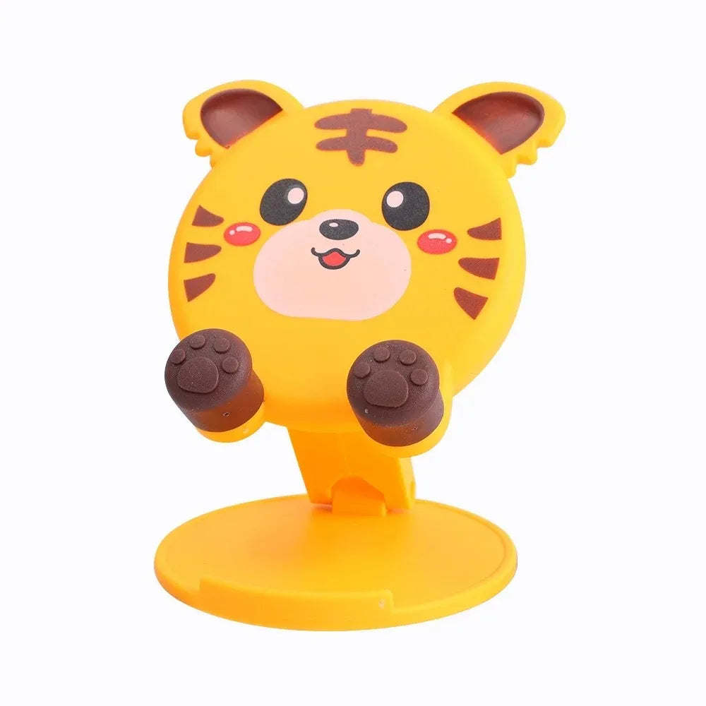 Foldable Mobile Phone Holder Desktop Cell Phone Stand Universal Adjustable Foldable Desktop Table Holder Stand for All Phone
