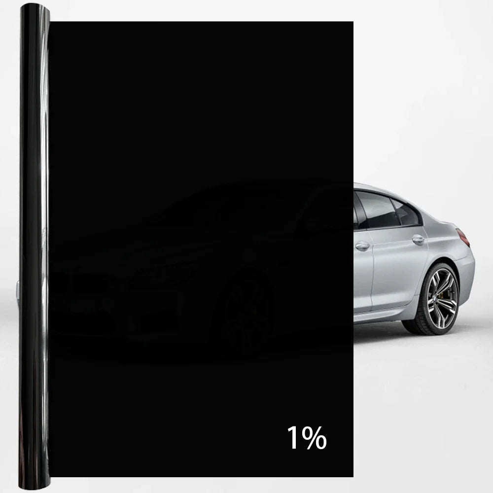 50cmx3/6m Car Window Privacy Tint Film Auto Vinyl Anti Look Dark Glass Foils Sticker Summer Solar UV Films Protector Accessories