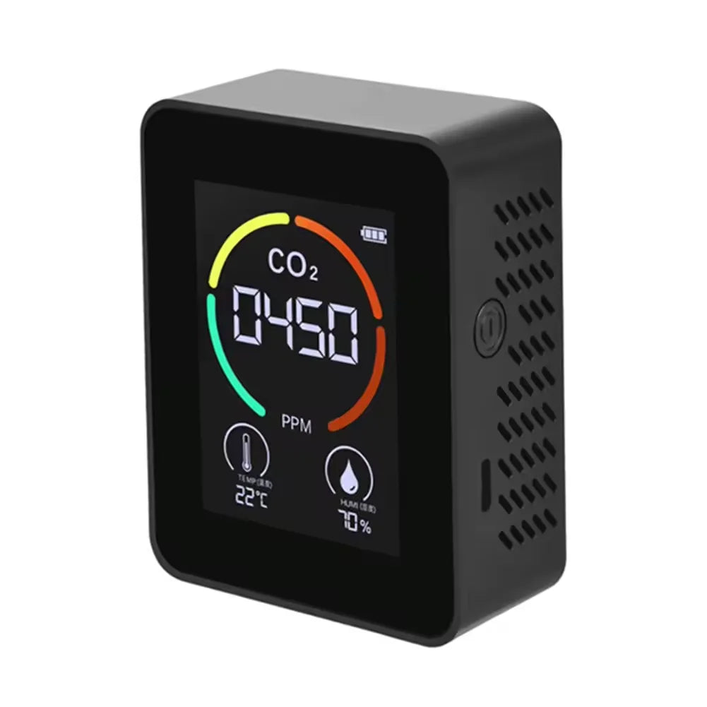 New Air Quality Detector Carbon Dioxide Detector Agricultural Production Greenhouse Gas Monitor Air Quality Tester CO2 Meter