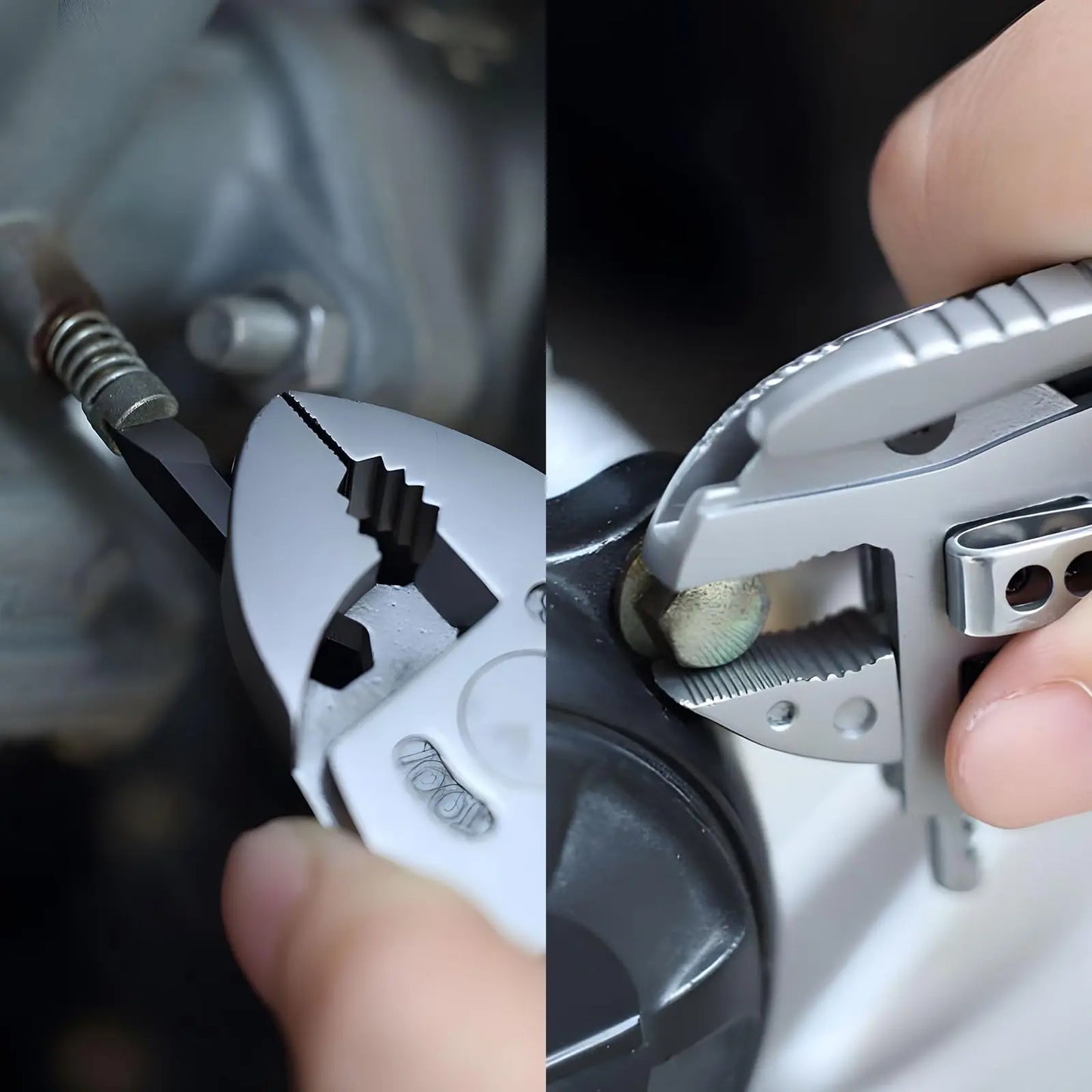 Multi-Tool Pliers Set: Adjustable Wrench, Screwdriver, Wire Cutter, Portable Folding Multi-Tool for Emergency Kit