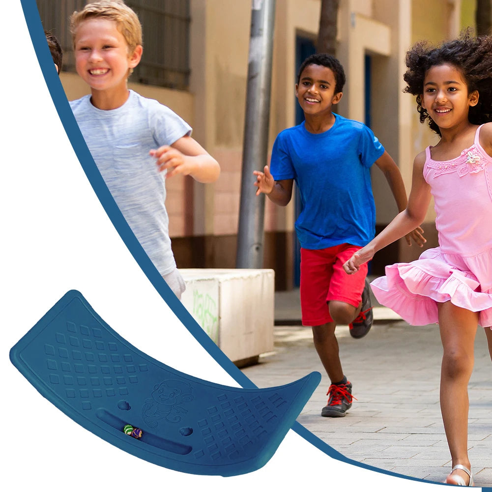 Twisting Balance Board Multifunctional Curved Wave Board Non Slip Balance Rocker Board Balance Trainer Board for Kids Children
