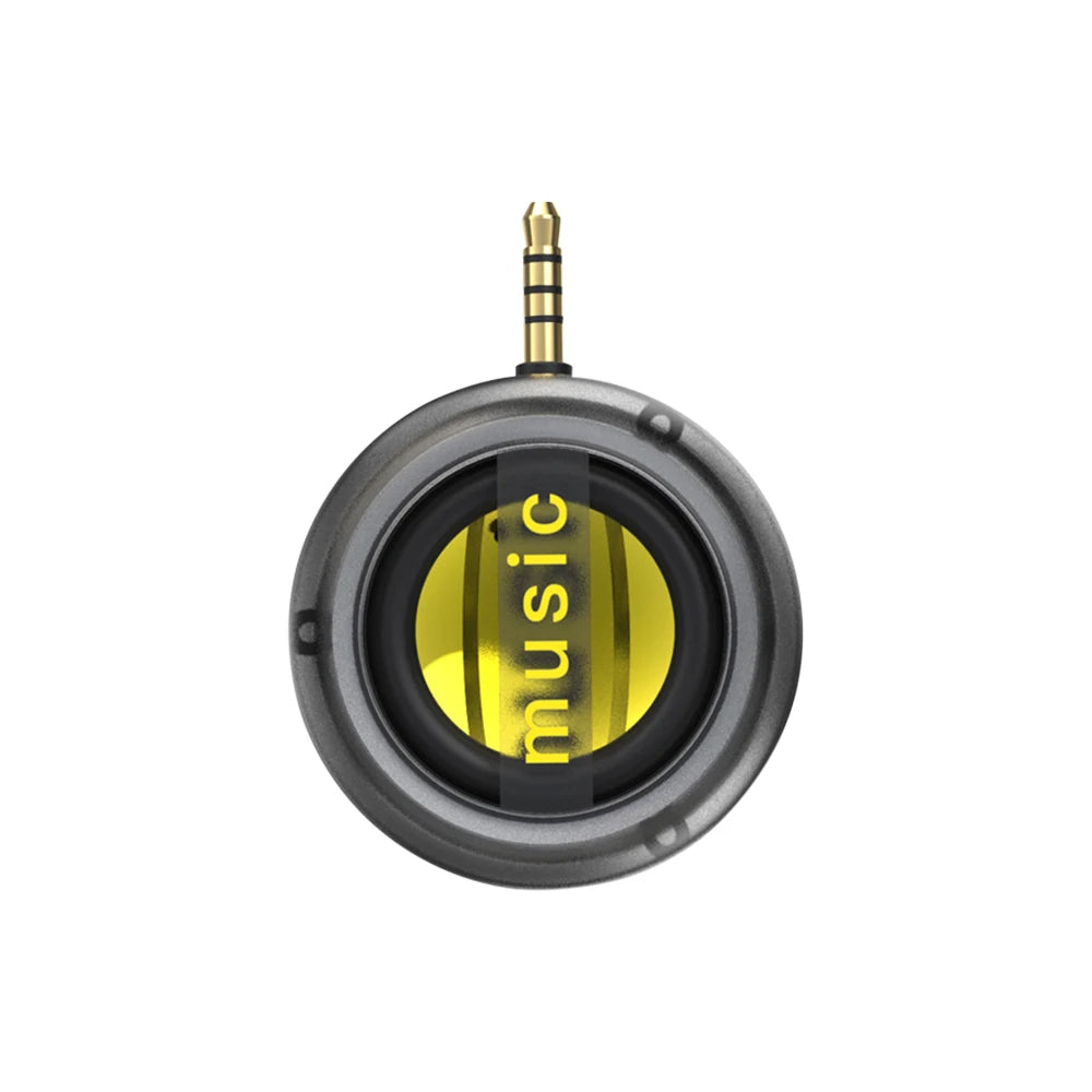 Portable Mini Speaker Universal 3.5mm Plug in Jack Mini Sound Box  Mobile Phone Speaker Amplifier External Wired Speakers