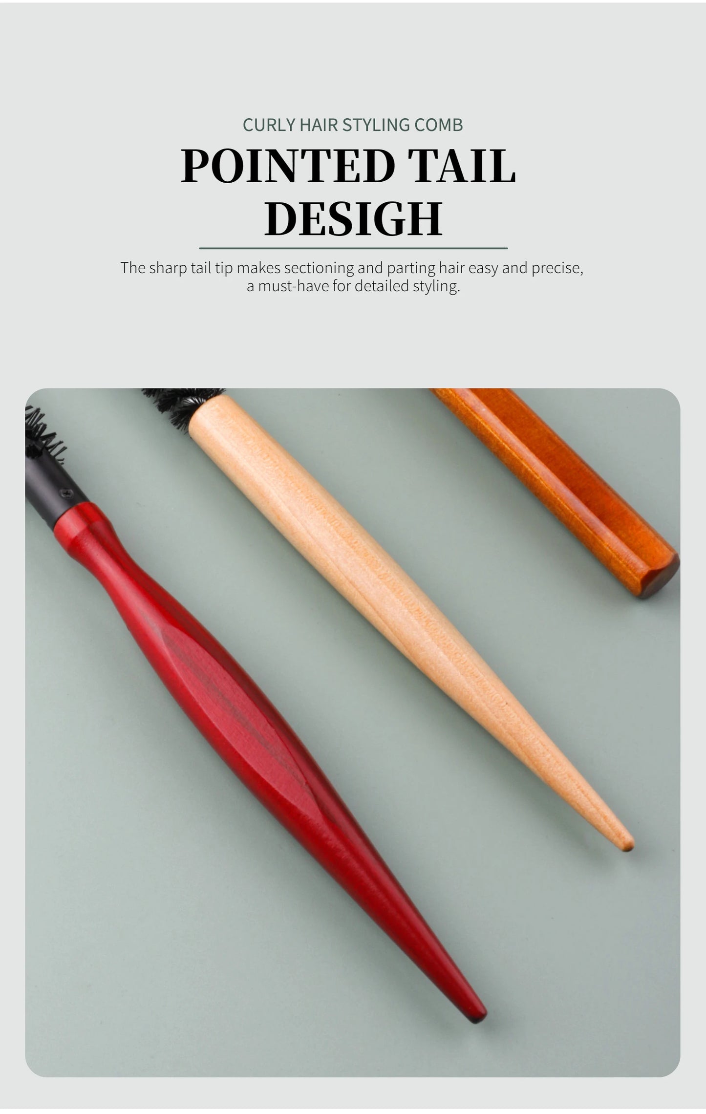 2/3Pcs Professional Small Round Hair Brush Set 8mm 11mm 16mm Hair Styling Brush Salon Curling Brush For Hairdrerssing Tool
