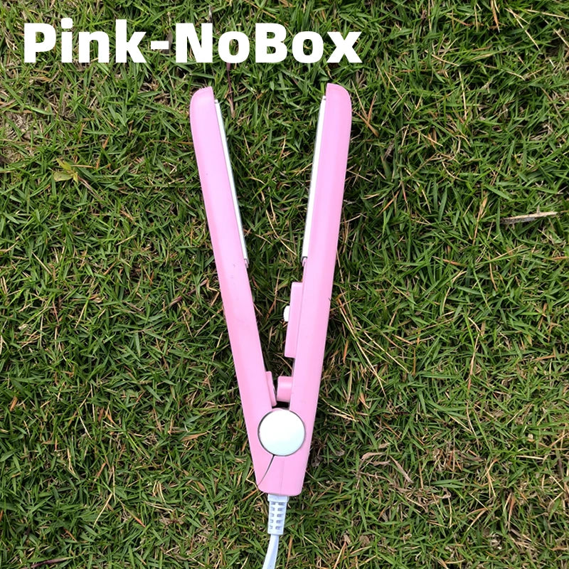 3-in-1 Hair Iron Curling Hair Flat Iron Straightening Brush Hair Comb Mini Hair Straightener and Curling Iron Styling Tools
