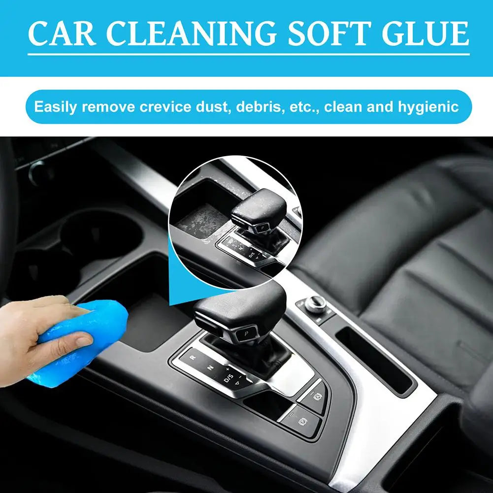 Car Cleaning Gel Air Vent Magic Dust Cleaner Gel Office Gap Wash Mud Removal Rubber Auto Interior Cleaning