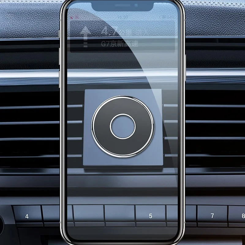 Universal Magnetic Car Phone Holder Stand Round Magnet Car Mount Bracket GPS Smartphone Mobile Support In Car Bracket for IPhone