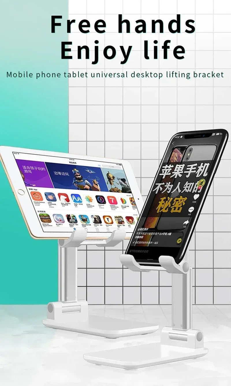 New Desk Mobile Phone Holder Stand For iPhone iPad  Adjustable Desktop Tablet Holder Universal Table Cell Phone Stand