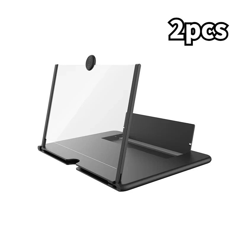 Foldable Phone Screen Magnifier Stand, Convert Smartphone to Tablet, Hands-Free Viewing, Eye Protection Design, Portable Design