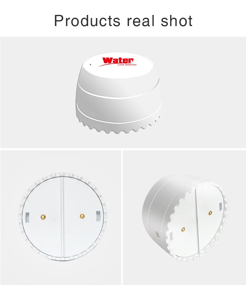 Wifi Water Detector Leakage Sensor Alarm Leak Detector 40DB Sound Tuya smart Smart Life APP Flood Alert Overflow Security