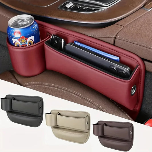 2pcs Car Seat Gap Storage Box, Multifunctional Car Storage Device, Seat Gap Sorting Box, Car Seat Filling Pad, Car Seat Cushion