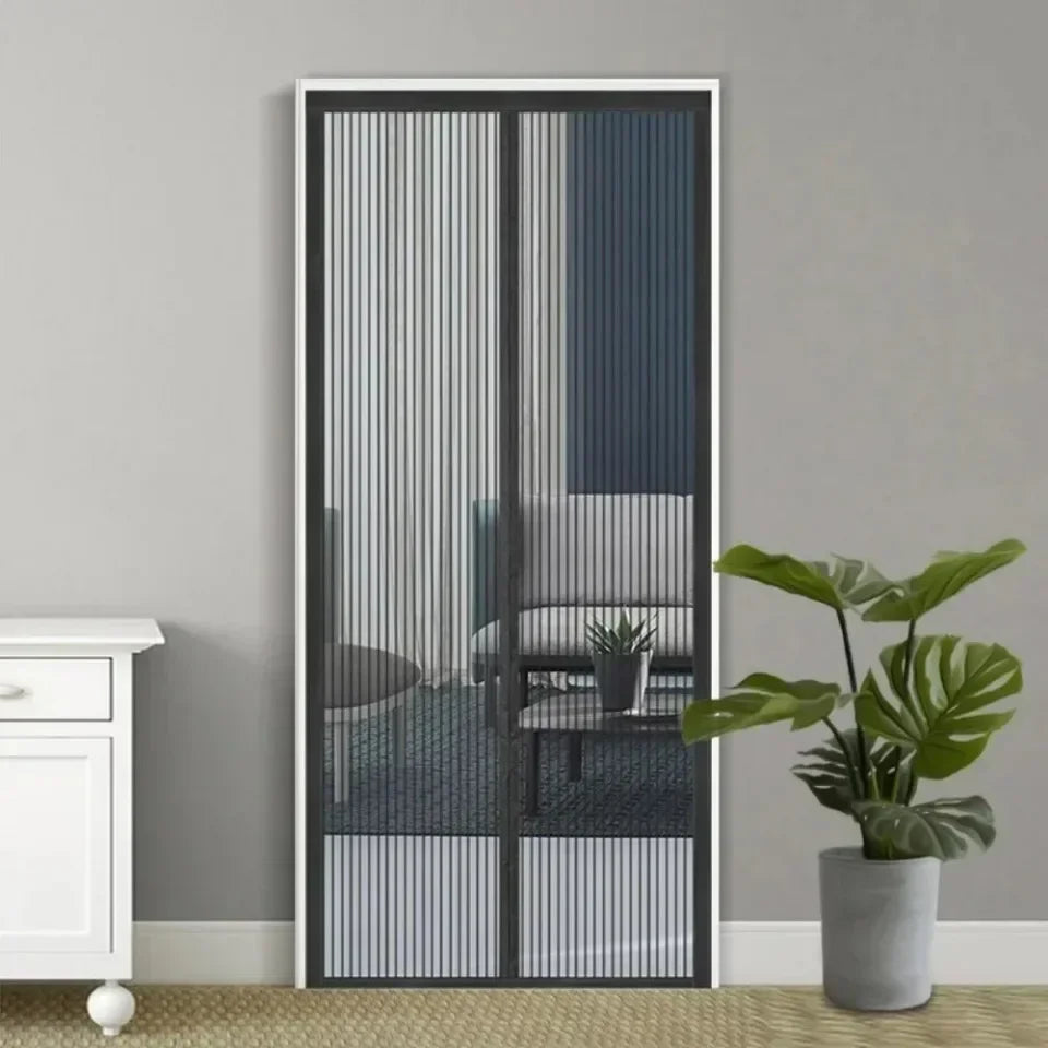 Anti Mosquito Magnetic Door Screen Invisible Mesh Curtain No Punching Auto Closing Insect Fly Bug Protector for Bedroom Entry