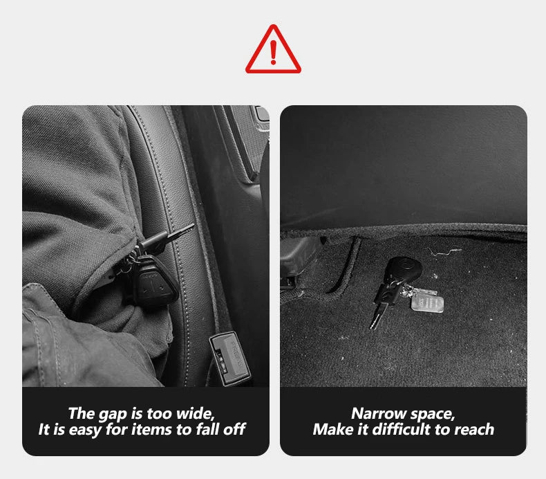 2Pcs Car Seat Gap Filler Odorless Seat Belt Buckle Protector Flexible Seat Side Gap Filling Strip Universal Auto Drop Blocker