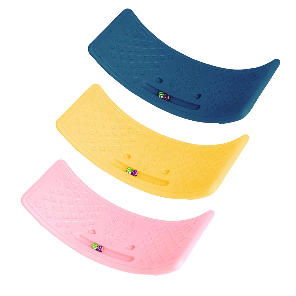 Twisting Balance Board Multifunctional Curved Wave Board Non Slip Balance Rocker Board Balance Trainer Board for Kids Children