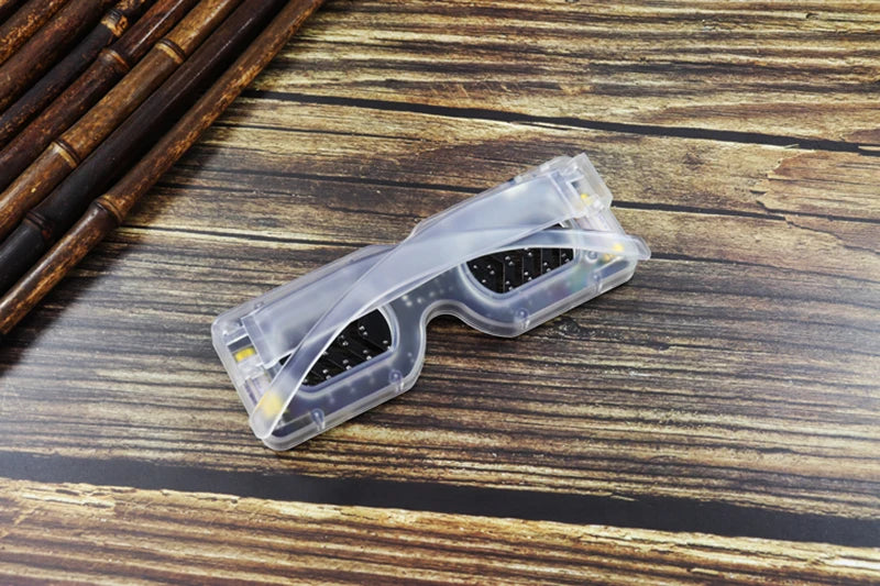 Voice Activated LED Light Emitting Glasses Making Kit Light-emitting Diode Flashing Light DIY Electronic Kit Soldering Assembly