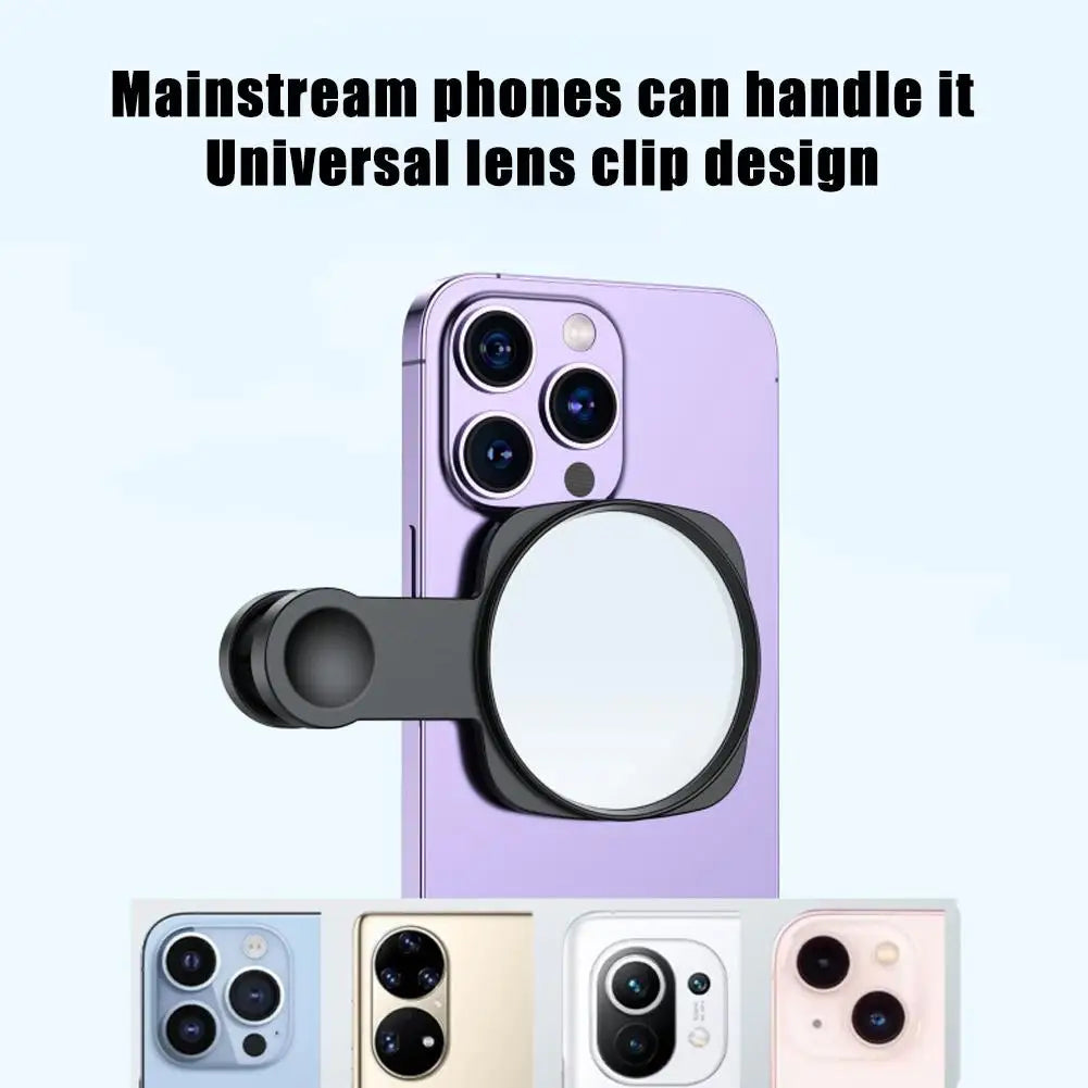 Smartphone Camera Lens Selfie Mirror Clip Kit For IPhone Smartphone Live Streaming Photo Video Selfie Vlog Accessories