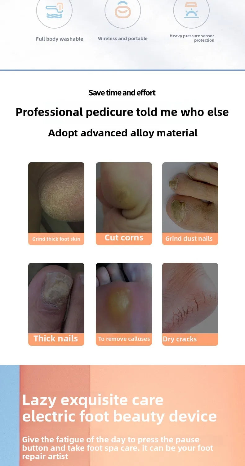 Electric Foot Sandpaper foot callus remover pedicure tools pedicure machine callus remover electric  Professional Foot Care
