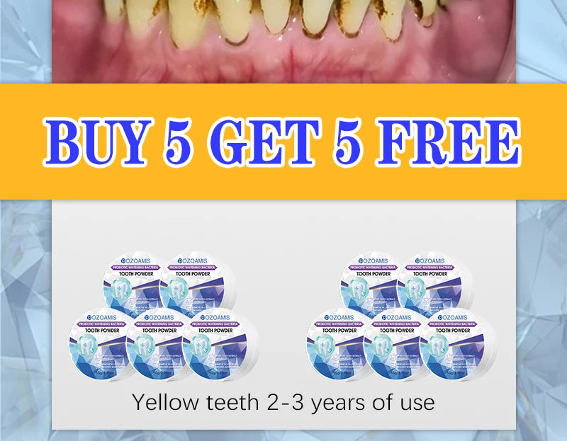 2025 New Technology Effectively Whitens Teeth and Cleansing Plaque Mineral Powder