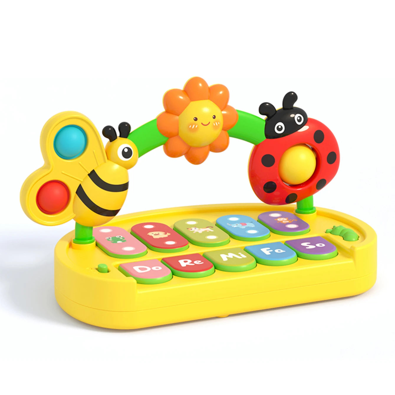 Baby Colorful Insect Musical Instrument - Baby Early Education Smart Electronic Piano Toy for Boys and Girls