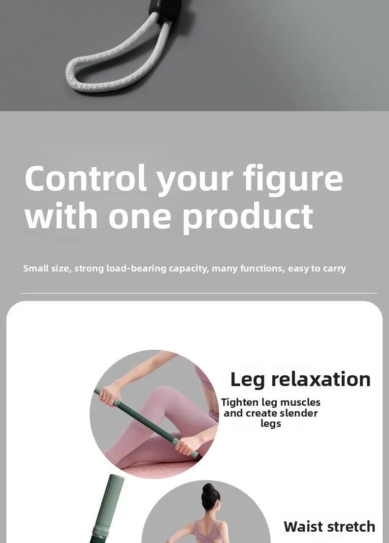 58×3cm # Yoga Stick for Body Stretching Relaxation Tool Roller Ergonomic Training Device For Fitness Sports Outdoor Home Workout