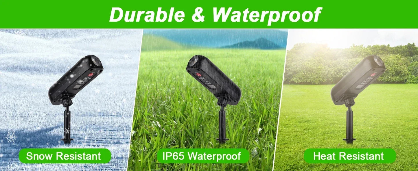 Solar LED Light Outdoor Solar Wall Light IP65 Green Garden Light Solar Spotlights Solar Uplights for Trees Pathway Yard