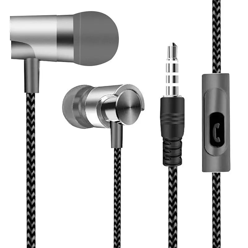 3.5mm Wired Headset Noise Canceling In-ear Earphone In Ear Noise Cancellation Ergonomic Design HIFI Stereo Sport Music Headphone