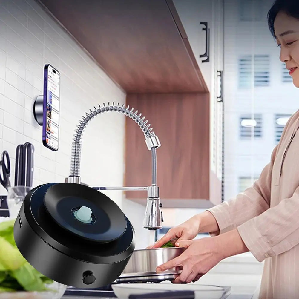 Intelligent Car Mount Mobile Phone Holder Magnetic Black Technology Universal Adsorption Bracket Vacuum Adsorption Stable