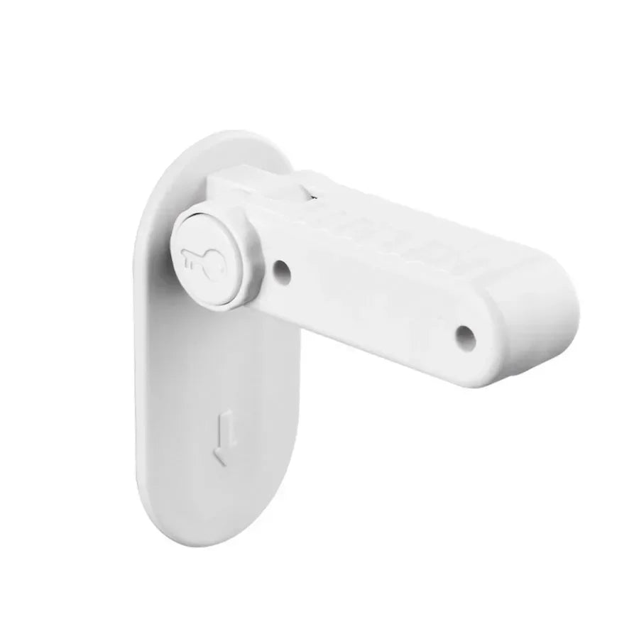 new Door Lever Lock Universal Anti-open Handle Child Baby Safety Locks Punch-free Multifunction Hidden Button Buckle Safety Lock