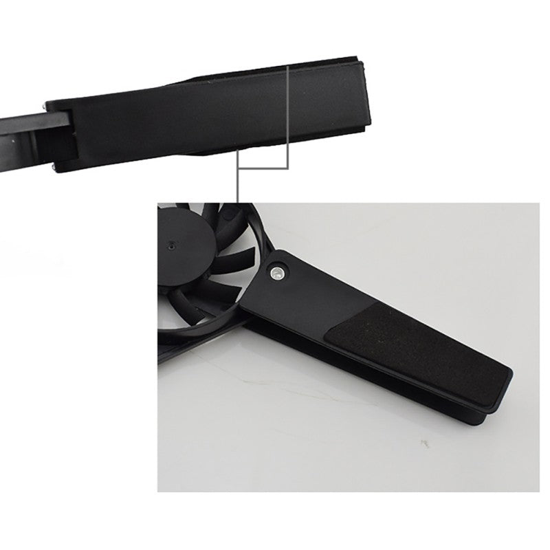 Новая охлаждающая подставка для ноутбука, питание от USB, кронштейн для охлаждения ноутбука, 2 вентилятора, универсальная подставка для ноутбука 7-15 дюймов.
