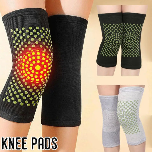 2PCS Self Heating Knee Braces Sleeve Tourmaline Knee Support Far Infrared Keep Warm Knee Pads Leg Knee Warmer