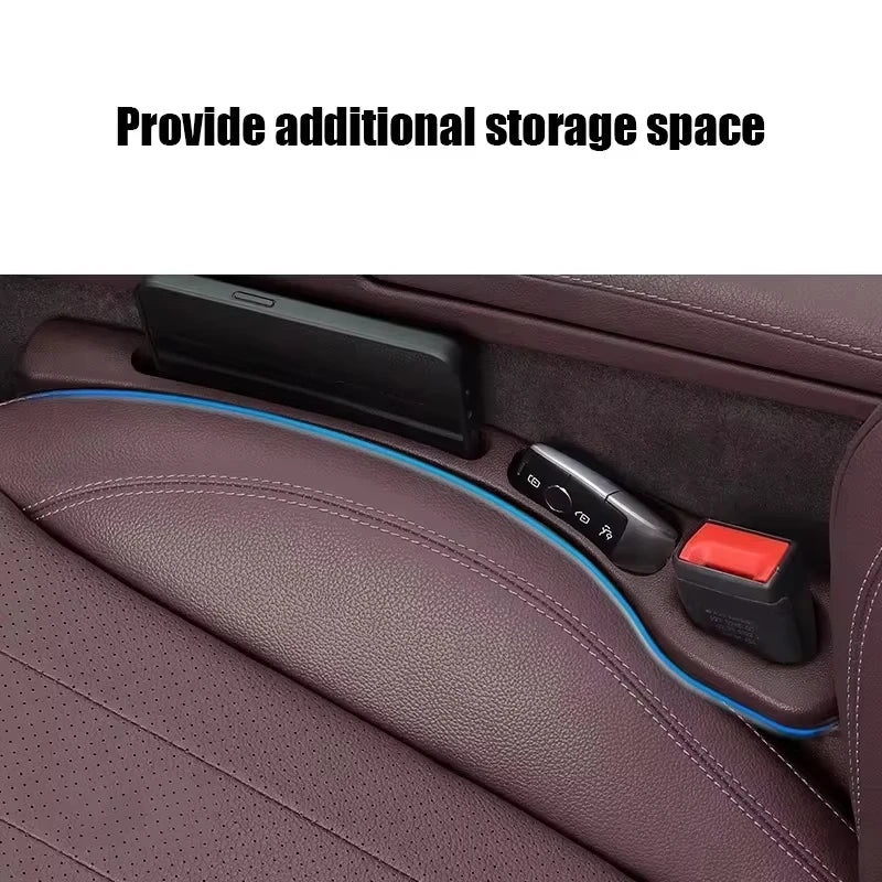 2Pcs Universal Car Seat Gap Plug Strip Side Seam Car Gap Filler Leak Proof Seat Gap Storage Organizer Auto Interior Decoration