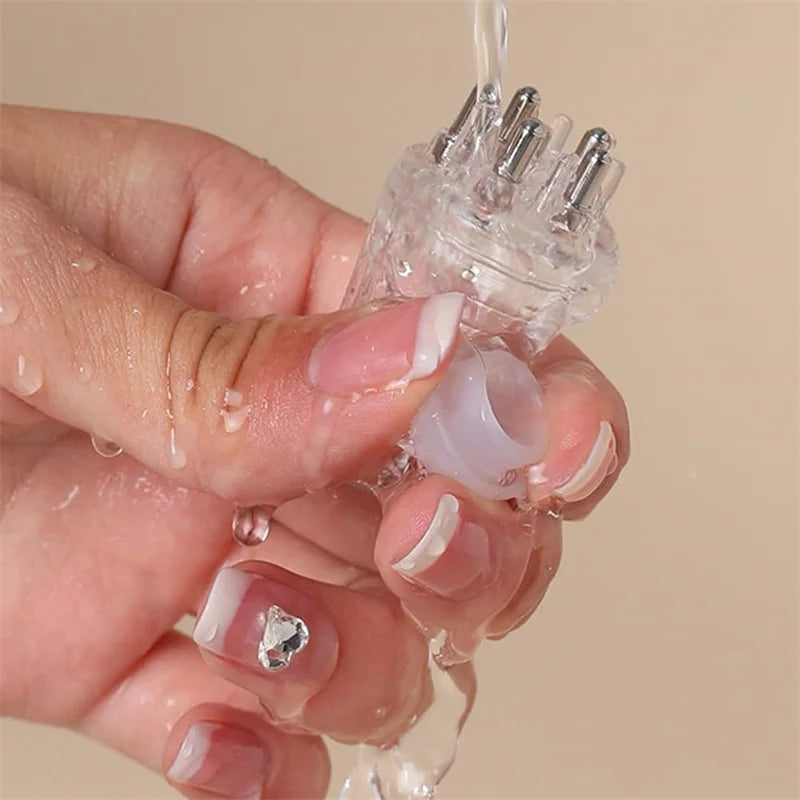 Scalp Applicator Comb Hair Scalp Oil Applicator Ball Root Comb Bottle Hair Growth Oil Applicator Bottle With Scalp Massager Comb