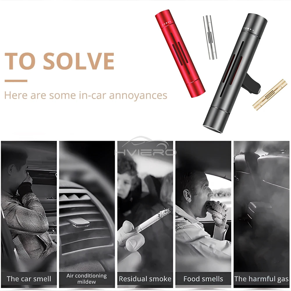 Car Air Freshener Scent Outlet Incense Styling Exhaust Perfume Fragrance Purification Agent Tool Auto Interior Aroma Accessories