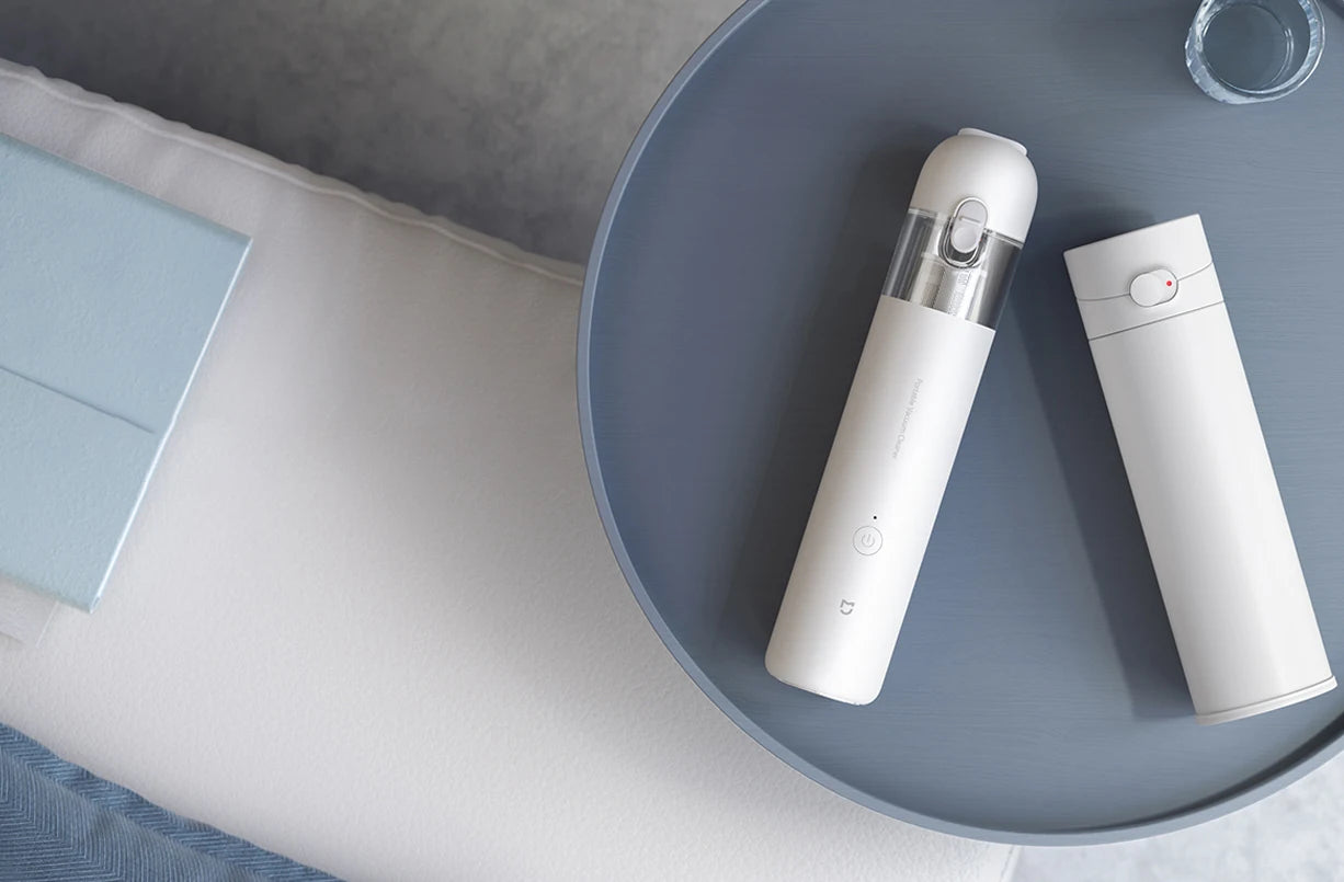 Xiaomi Mijia Mini Vacuum Cleaner, 13000Pa Portable Wireless One-Button Start 88000RPM Brushless Motor with Multi Nozzles for Car
