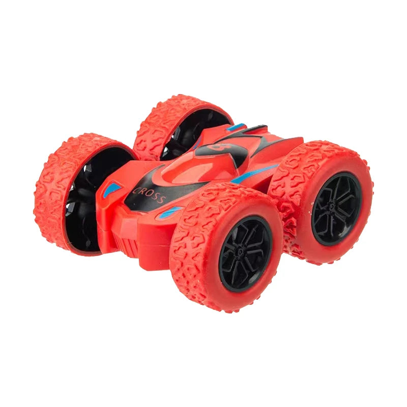 Mini Inertia Car Toys For Children Collision Automatic Turnover Double-Sided Running Car Toy Boys And Girls Fun Interactive Toys