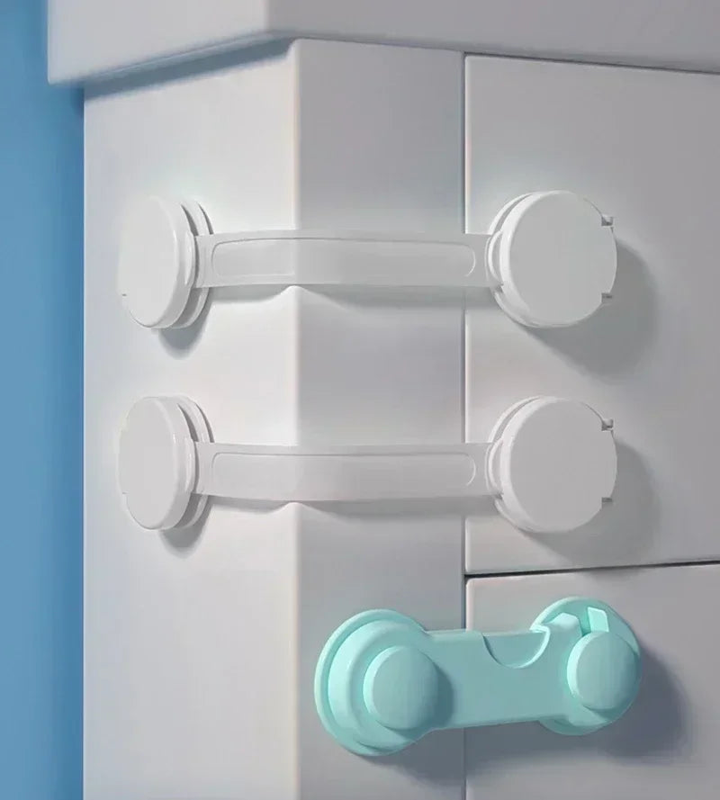 2/5PCS baby proof Cabinet Locks  Multi-function Security Protection Locks Baby Safety Lock Child Protect Refrigerator Lock